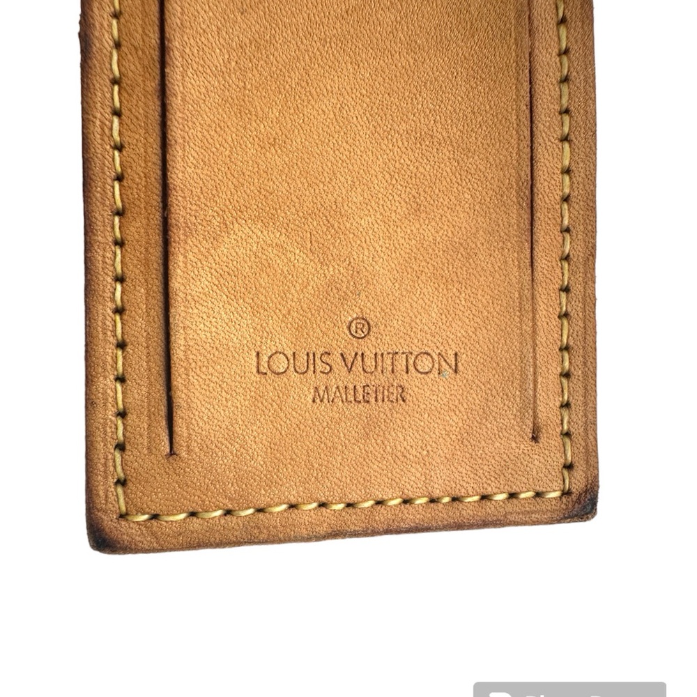 LOUIS VUITTON Vachetta Luggage Tag - Picture 5 of 6